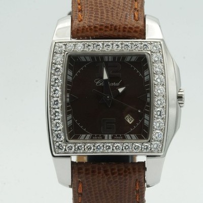 CHOPARD DAMEN UHR 8464 35MM TWO O TEN QUARZ VINTAGE SCHÖNER ZUSTAND BRILLIANTEN