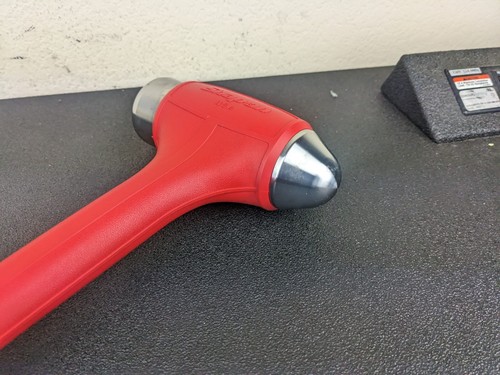 #bk708 Snap-On Tools NEW RED 56oz Ball Peen Soft Grip Dead Blow Hammer HBBD56 - Picture 12 of 15