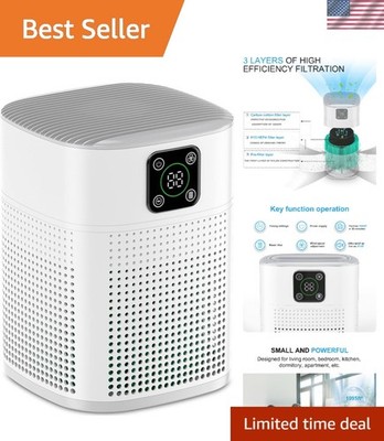 Efficient H13 HEPA Air Purifier with LCD Touch Control - Perfect for Families