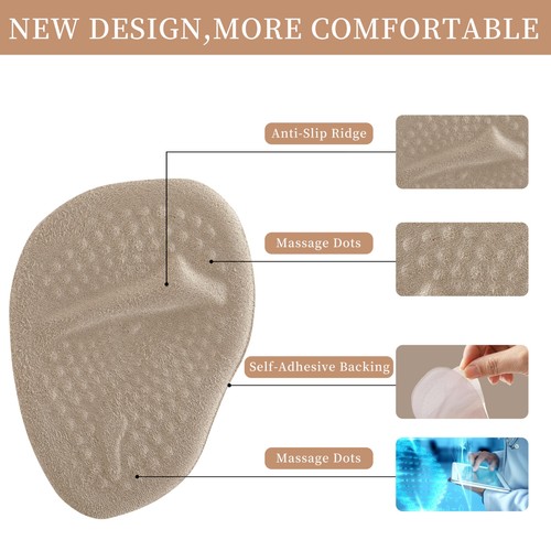 Metatarsal Pads Women, Heel Inserts for Women, Gel Ball of Foot Cushions - Picture 5 of 7