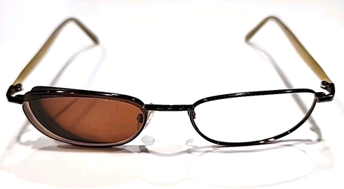 Serengeti 6755 Condor SIN Lentes Marrón Metal Gafas de Sol Marco Japón Sin Almohadilla para la Nariz - Imagen 2 de 10