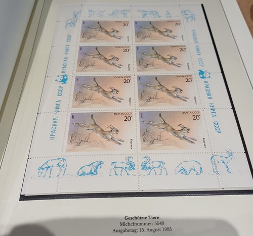 Sowjetunion - Kleinbogen 1985 ** - 8 Ausgaben - siehe Beschreibung  - Mi 850,00 - Bild 1 von 8
