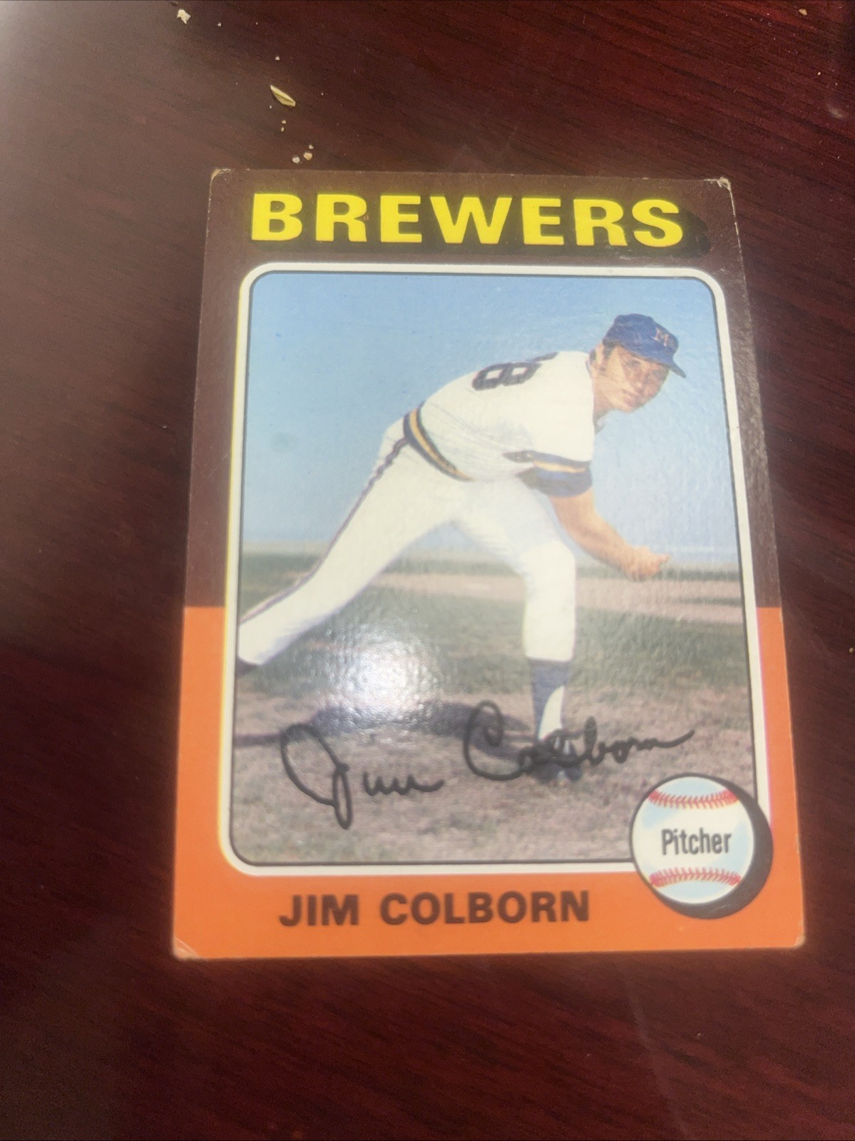 1975 Topps #305 Jim Colborn Milwaukee Brewers