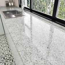 Granite Contact Paper for Countertops Peel and 15.8" x 78", Gray 