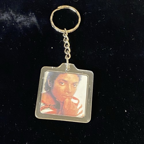 Vintage Michael Jackson Schlüsselanhänger 80er Jahre Popmusik Memorabilia Sammlerstück selten - Bild 2 von 6