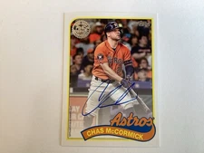 2024 Topps Update Series 1989 Chas McCormick Auto Houston Astros