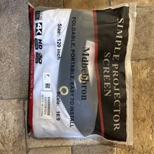 Simple Projector Screen  ~ Scale: 16:9, Size 120 Inches Full HD,4K,3D, HD READY