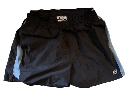 Pantalones Cortos New Balance Track Para Hombre XL Negro Azul Relámpago Seco Bolsillo Sexy - Imagen 1 de 10