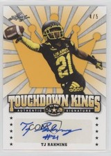 2015 Leaf US Army All-American Bowl Touchdown Kings Yellow /5 TJ Rahming Auto
