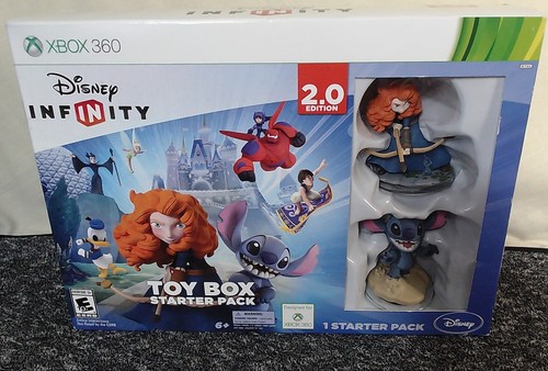 Disney Infinity Toy Box Starter Pack 2.0 Xbox 360 New Sealed Stitch Merida Brave - Picture 1 of 8