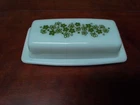 Vintage Pyrex Crazy Daisy Spring Blossom Butter Dish Base & Lid