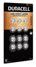Duracell Lithium 2032 Coin Batteries 12-count Expiration 2034 NEW SEALED