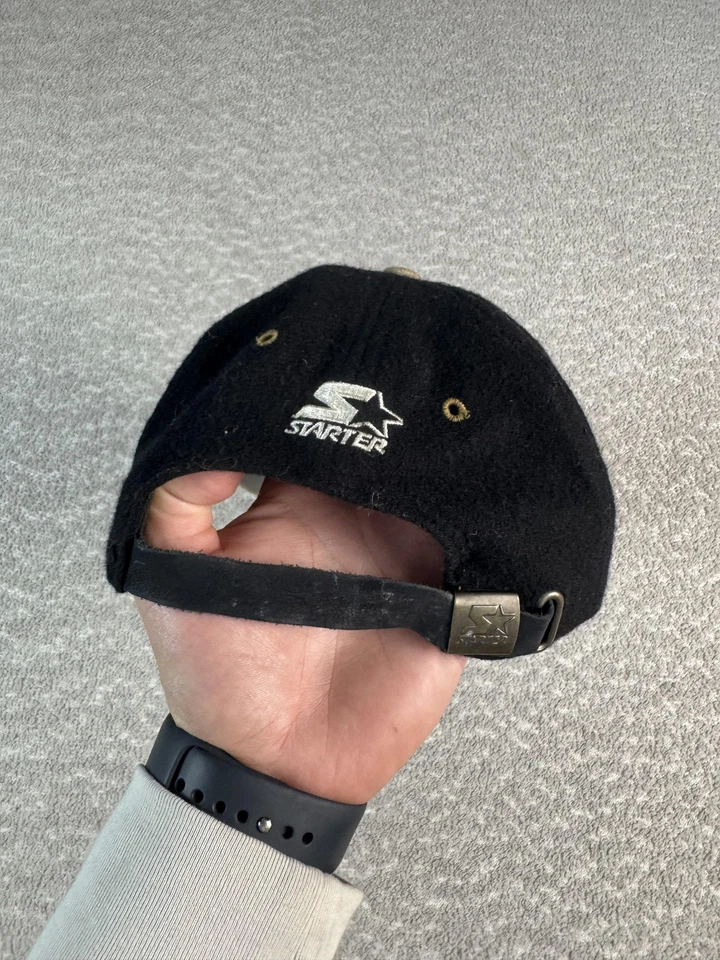 De colección Cincinnati Bearcats Sombrero Gorra Correa Trasera Para Hombres Negro NCAA College Starter Foto 4 de 4