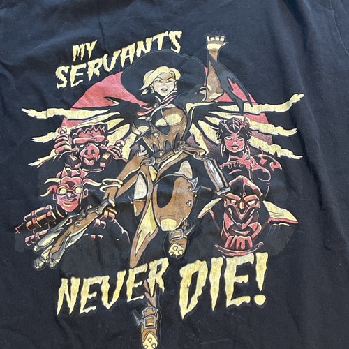 Overwatch Halloween Mercy T-Shirt Gr. S Jinx My Servants Never Die OW2 Blizzard - Bild 2 von 5