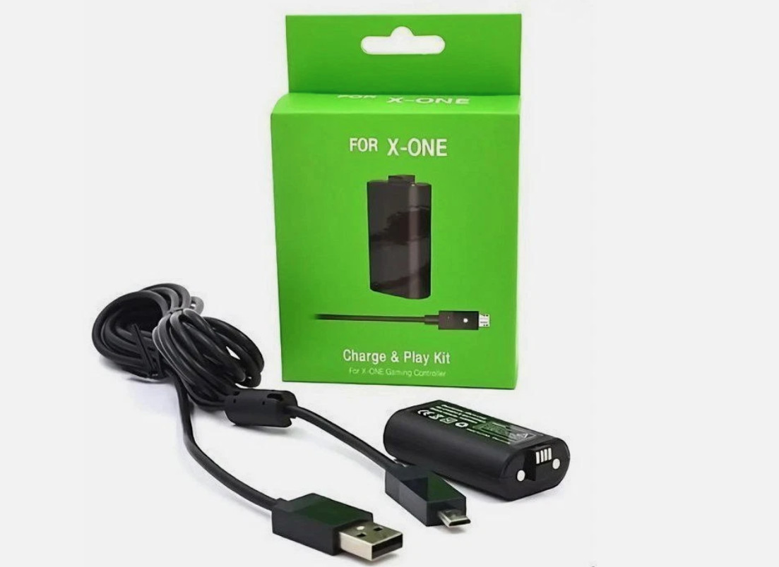 Batterie 1400 mAh + Câble USB 2 M pour Manette Xbox One et Xbox Series