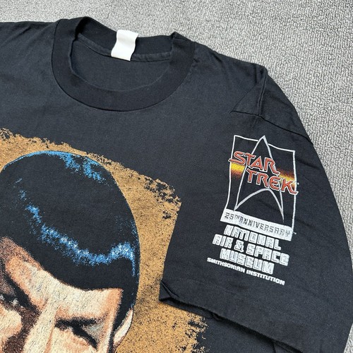 Vintage Star Trek Spock Shirt Herren XL Schwarz Film Promo Live Long Prosper 90s - Bild 4 von 9