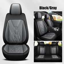 For Toyota Highlander 2008-2023 Pu Leather Car 5-seat Covers Front Rear Cushion