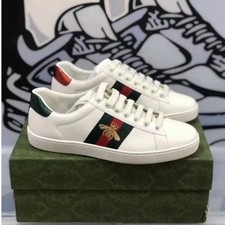 GUCCI ACE men's small bee all fashion shoes classic free shipping
