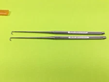 2X Jarit #410-150 Joseph Skin Hook 6¼" Single Prong Stainless Steel Surgical