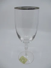 LENOX  INNOCENCE (Platinum trim) ICE TEA GLASS - 8 5/8" x 2 3/4" 0202H