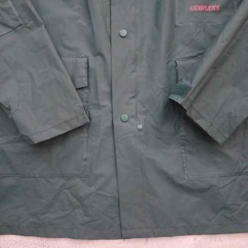 Gemplers Jacket Mens Large Green Waterproof Hooded Breathable - Picture 4 of 12
