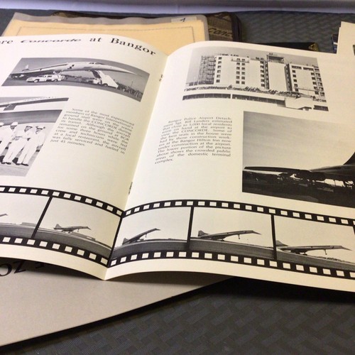 CONCORDE MEMORABILIA PILOT WERBETASCHE MIT MEHREREN CONCORDE & INT. ARTIKEL - Bild 15 von 18