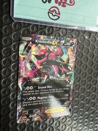 Krookodile EX XY25 NM+ Front NM/LP Back 2014 XY Black Star Promo✨Regular Size - Picture 8 of 16