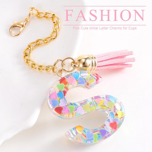 Accessori Charm Lettera per -Tazza 1 PZ Carino Iniziale Portachiavi Manico Charm6029 - Foto 5 di 7