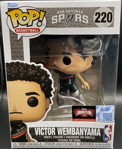 Victor Wembanyama Funko Pop #220 Target Con Exclusive Spurs NBA Rookie 🔥🔥🔥