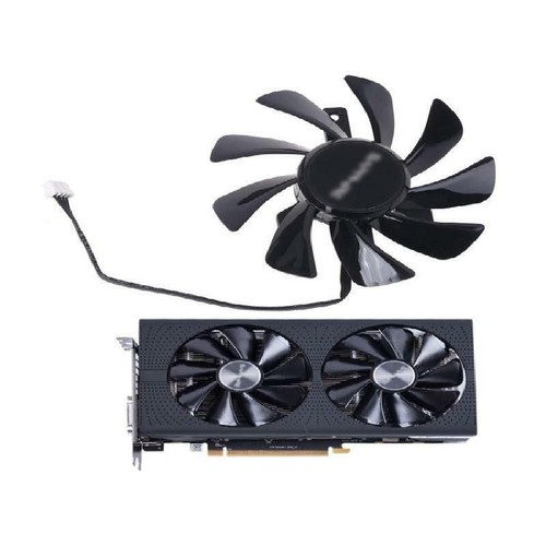 Cooler Fan For Sapphire RX 570 RX 470D Radeon ITX T129215SU 85mm Graphics Card - Afbeelding 8 van 9