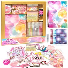 Best DlY Journal Kit for Girls Diary Suppies Set, Jouraling Art Crafts Kits