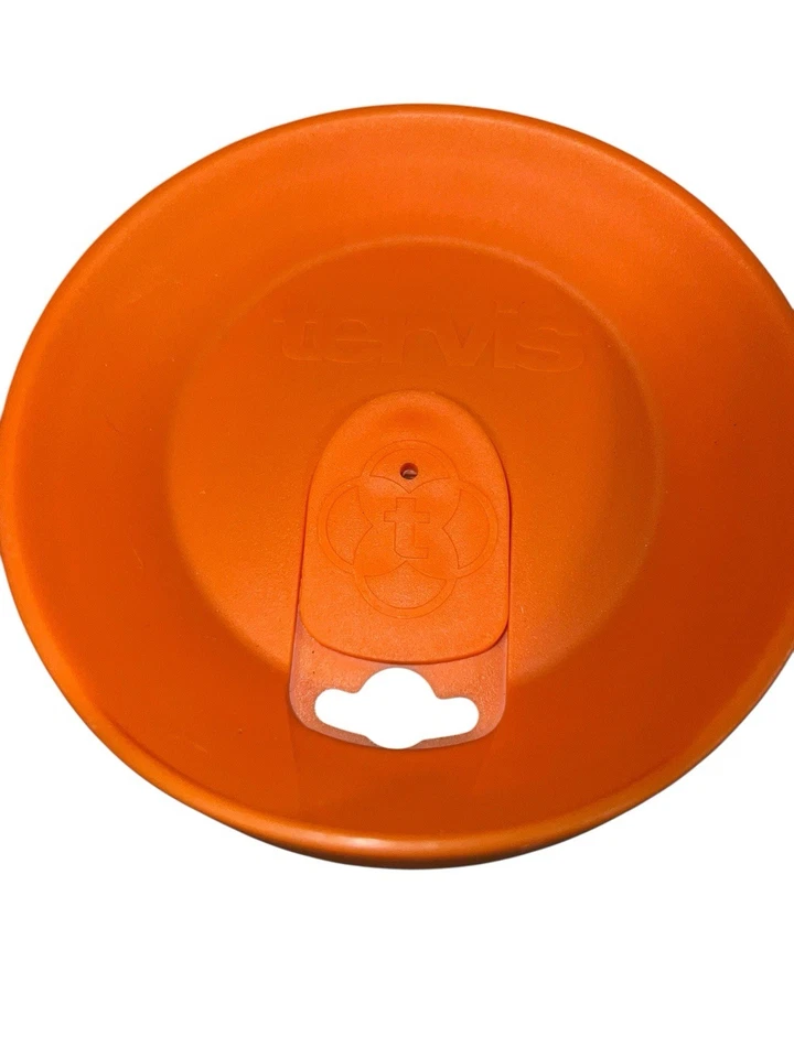 Vaso Tervis colorido búhos 24 oz vaso aislado con tapa de viaje naranja Foto 3 de 4