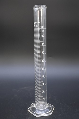 Vintage Pyrex USA Beaker 3022 100mi Tall Narrow 10.25" Chemistry Beaker - Picture 1 of 7