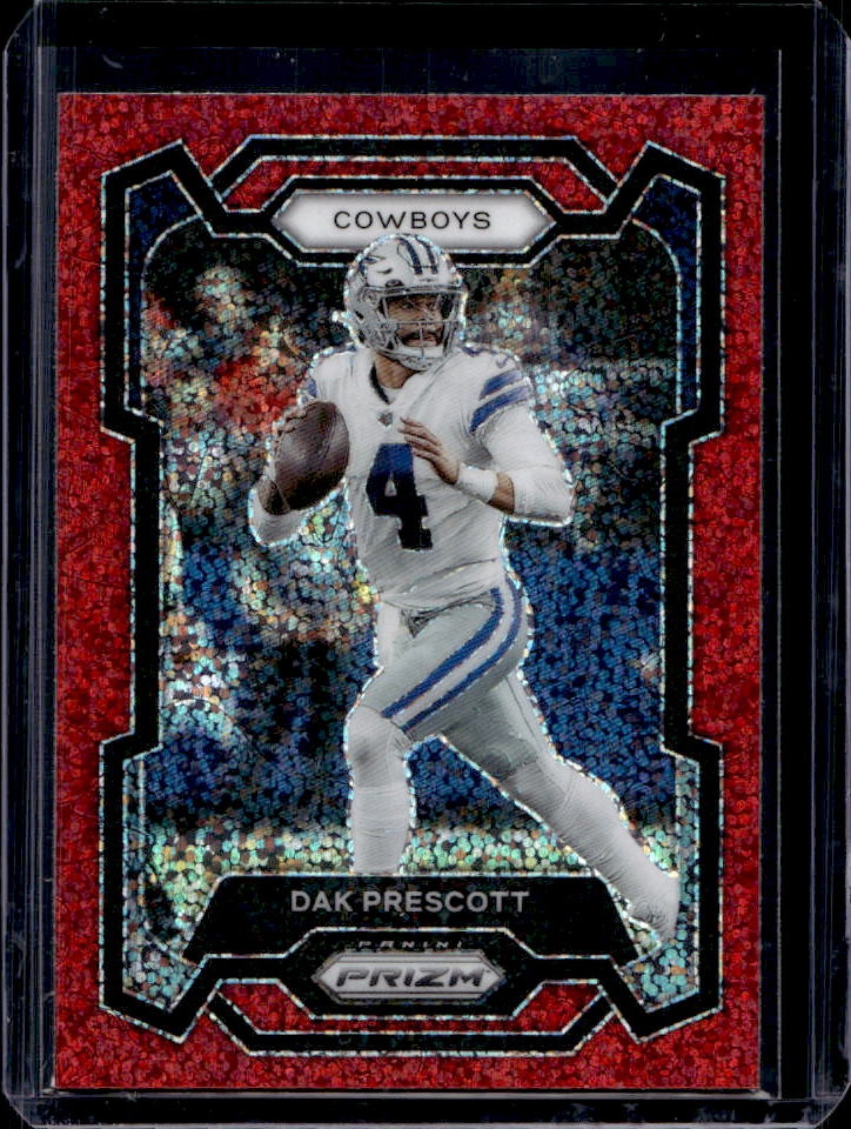 2023 Prizm Dak Prescott Red Sparkle #73 Cowboys