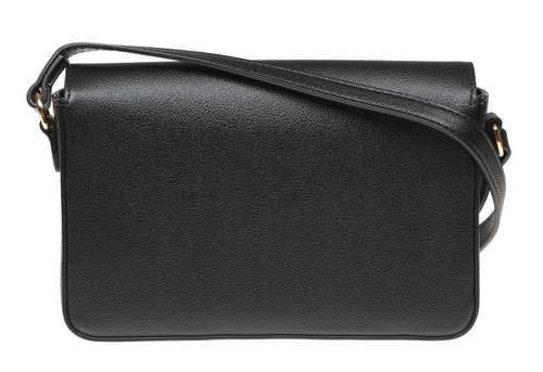 NUOVA BORSA A TRACOLLA BURBERRY "NEW HAMPSHIRE" NERA CHECK TELA PELLE - Foto 5 di 9