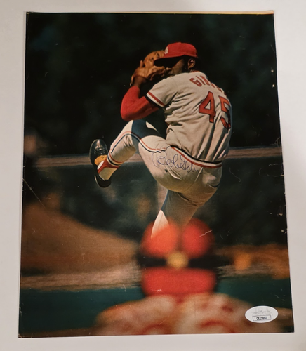 BOB GIBSON signierte Magazinseite - HALL OF FAME - ST. LOUIS CARDINALS - JSA - Bild 1 von 6