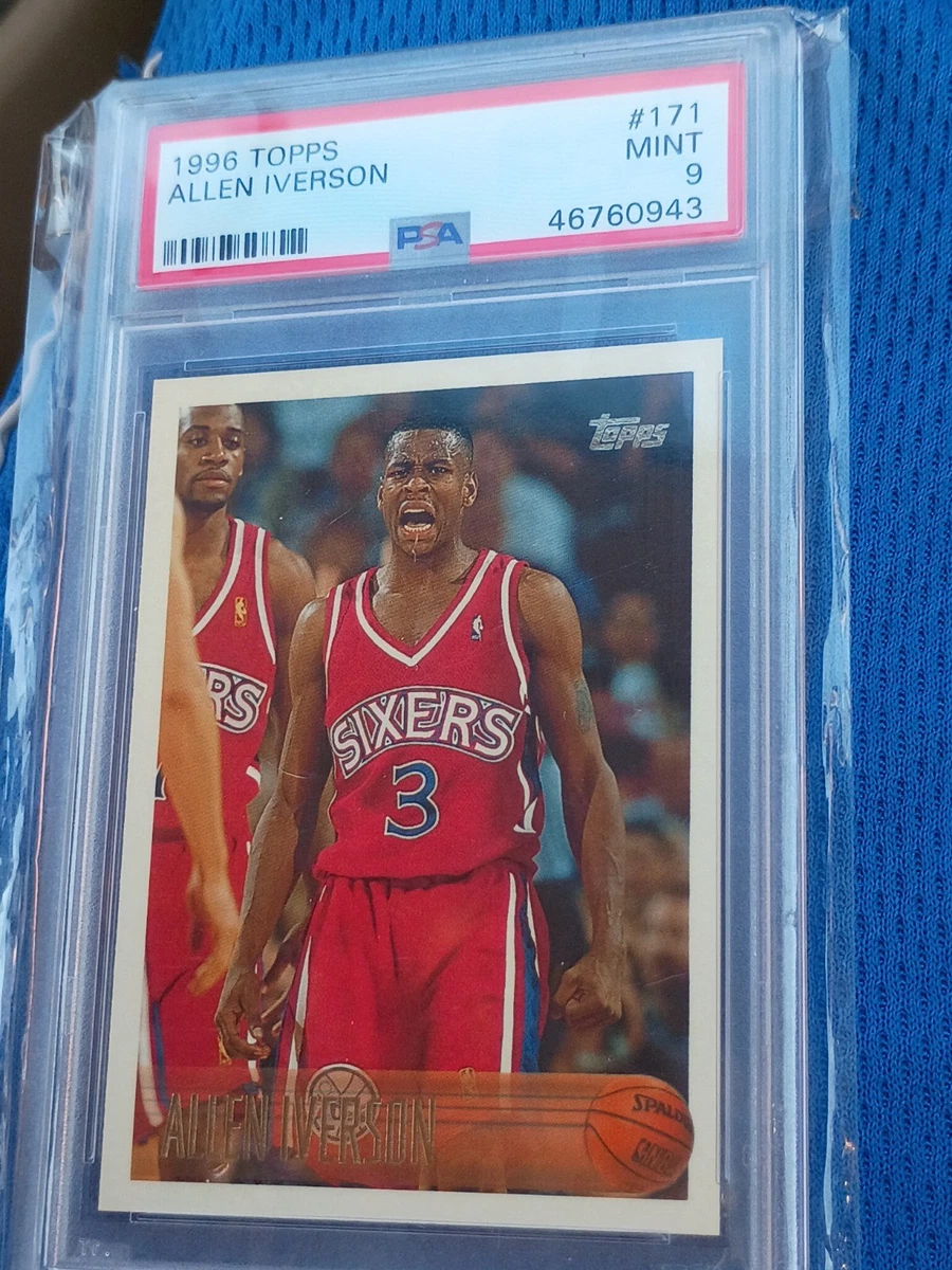 Allen Iverson Professional Sports Authenticator (PSA) Basketball