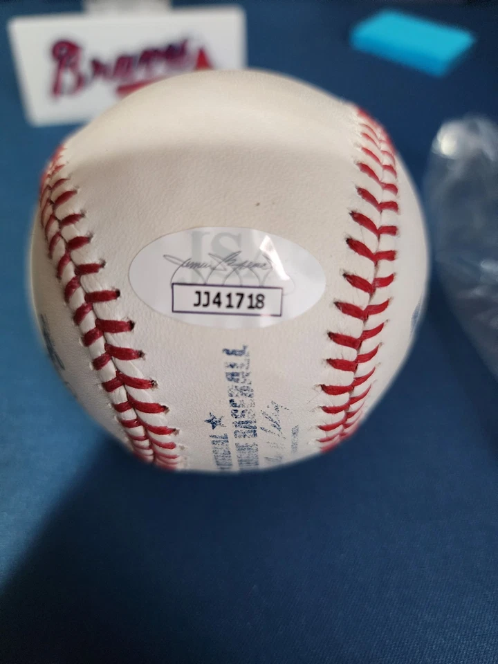 ROMLB autografiado por Miguel Sano. Certificado de autenticidad JSA Foto 2 de 4