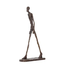 Bronze Giacometti's Walking Man Statue Famous Abstract Sculpture Replica Home...