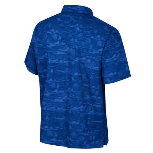 Men's Colosseum Royal Pitt Panthers Ozark Button-Up Shirt - Picture 3 of 3