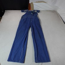 Liberty Overalls Mens Large Blue Denim Bib Workwear Carpenter Utility Pants Work