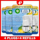 Air Wick Sicilian Edition Plug Air Freshener Kit Essential Oils 19ml Box of 4