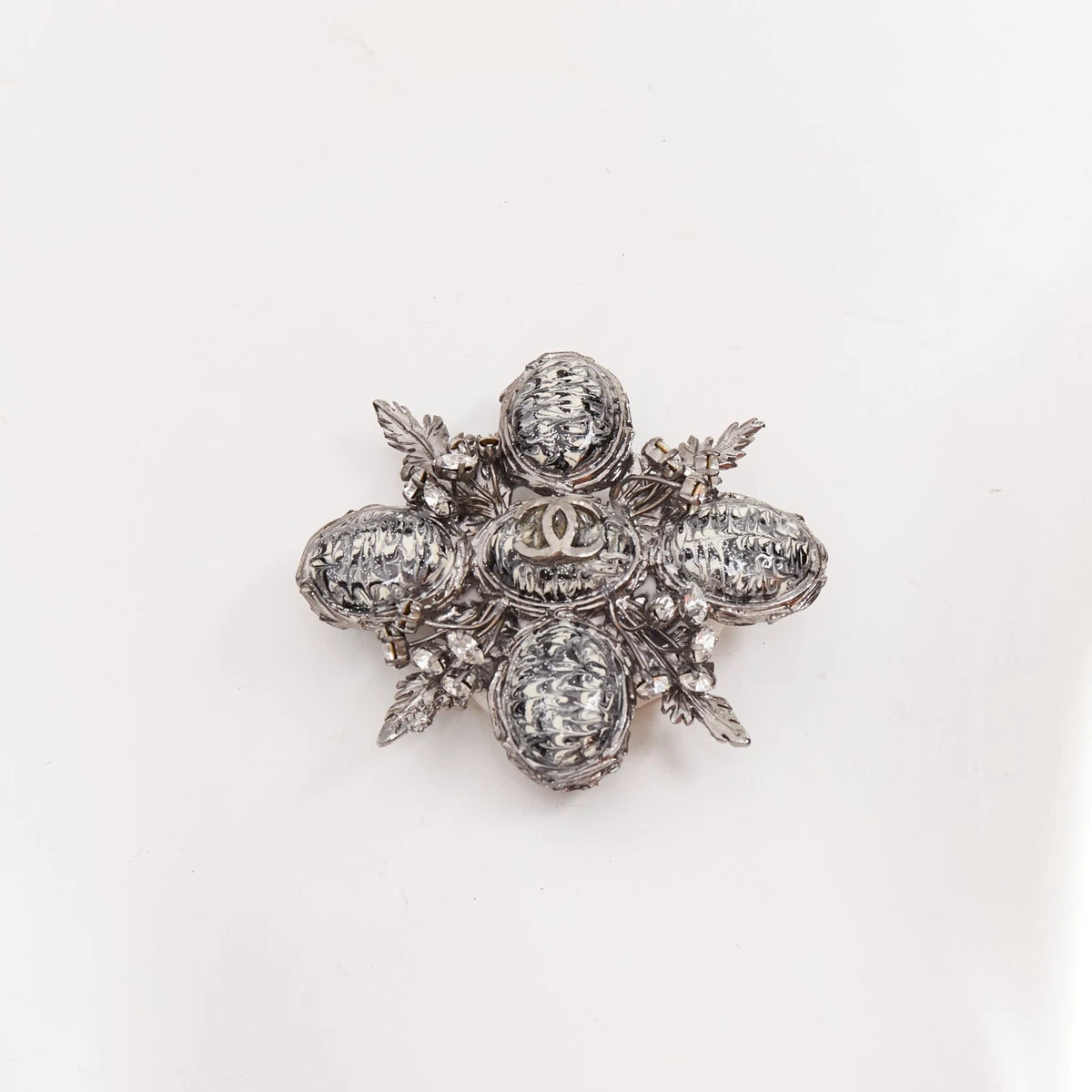 CHANEL Silver Fashion Brooches & Pins for sale | eBay