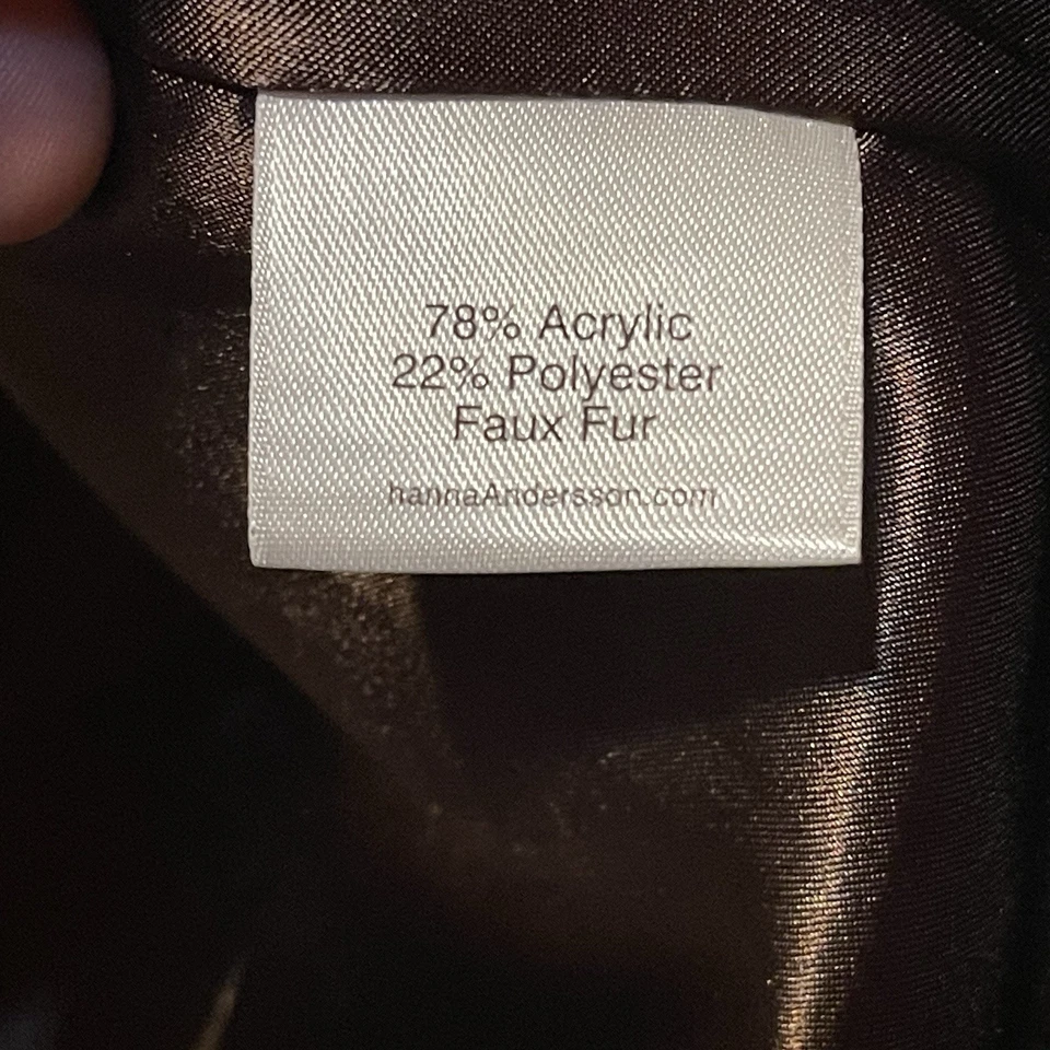 Chaleco Hanna Differsson 140 EE. UU. 10 Niñas Talla 5 Acogedor Peludo Difuso Bronceado Suave Sin Mangas Foto 4 de 4