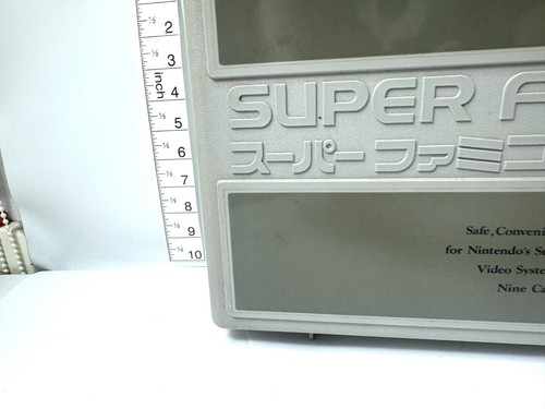 Nintendo Super Famicom Hard Carrying Case Official Storage Box NTSC-J Japan Vers - Picture 4 of 16
