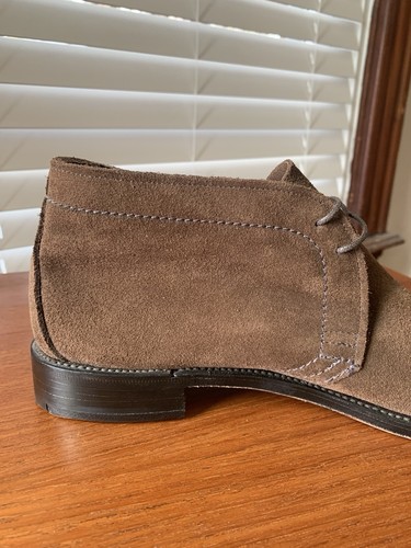NUEVO - GAMUZA SIN FORRO | BOTAS CHUKKA ALDEN X BROOKS BROTHERS 8.5D MARRÓN GAMUZA 8.5 - Imagen 12 de 19