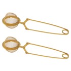  4 stücke Nützliche Teesieb Edelstahl Teefilter Teeausche Haushalt Teesieb für