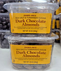 Trader Joe's Sea Salt Turbinado Sugar Dark Chocolate Almonds 10oz 284g (2 Tubs)