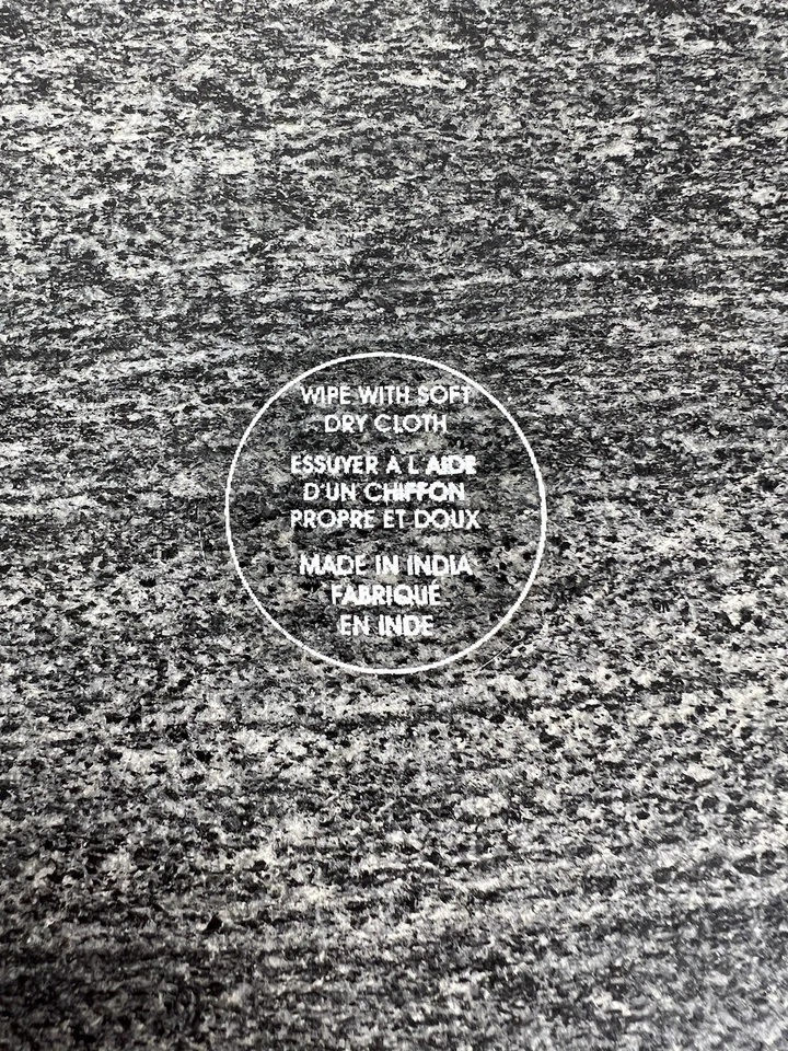 OUIJA BOARD Halloween Tray - Heavy Slate Marble Spirit Cheese Board w Gold Feet - Image 3 of 4