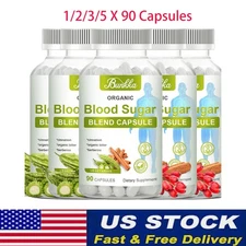 BLOOD SUGAR BLEND SUPPORT WITH Berberine HCL & Cinnamon Complex 90-450 caps